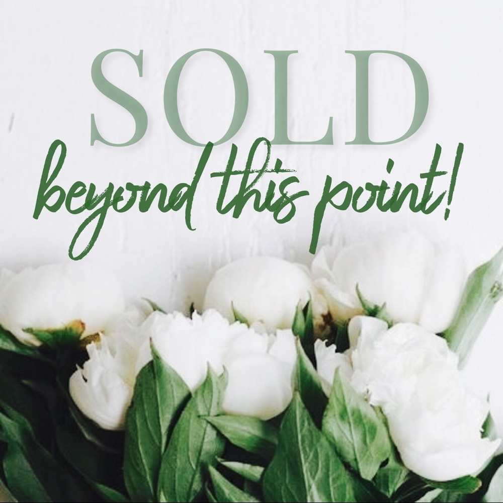 SOLD! Thank you for shopping! ✨